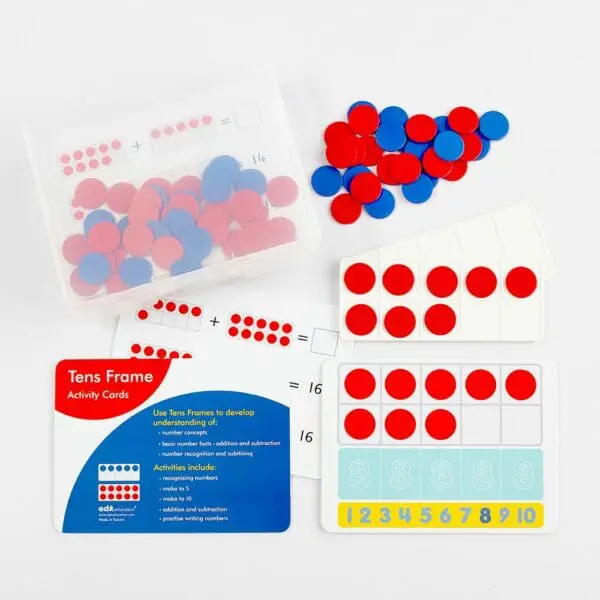 Ten Frames Activity Set in Container 104pcs