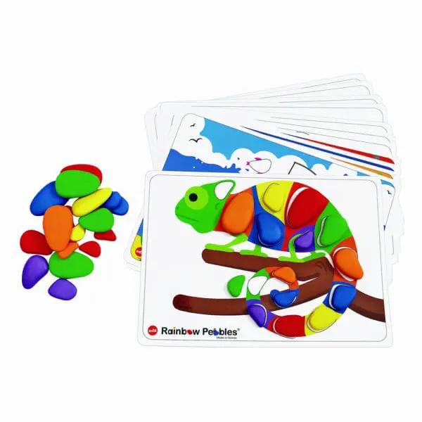 Activity Cards - Rainbow Pebbles (Pebbles not included)