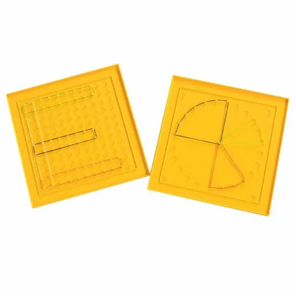 Geoboards double-sided 11x11 pin - 27X27cm - 20 Elastic Bands
