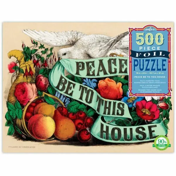 Foil Puzzle - Peace Be to This House - 500pcs