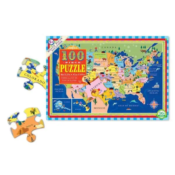 Puzzle - This Land Is Your Land- 100 pcs - eeBoo
