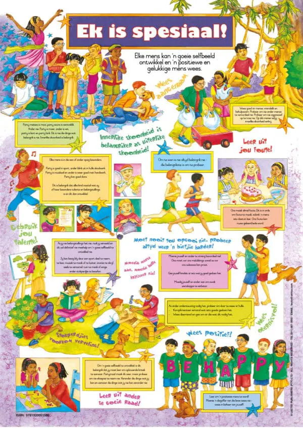 Ek Is Spesiaal - Afrikaans - Wall Chart - A1 Laminated