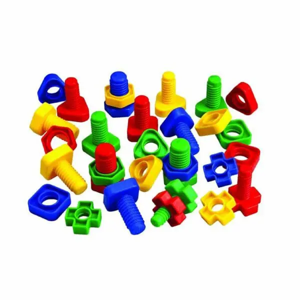 Nuts & Bolts Plastic 32pc Jar