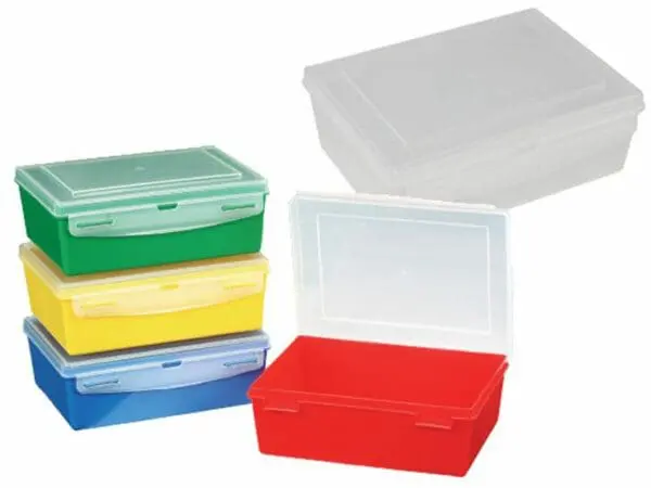 Plastic Container (Green) With Lock