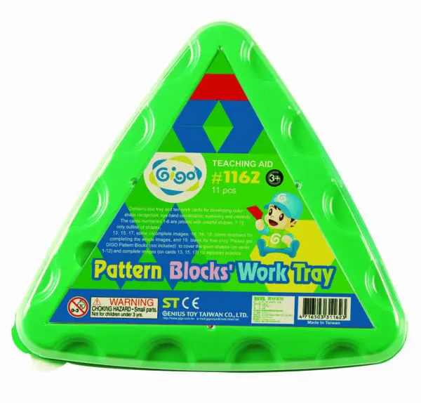 Activity Tray Pattern Blocks Triangular