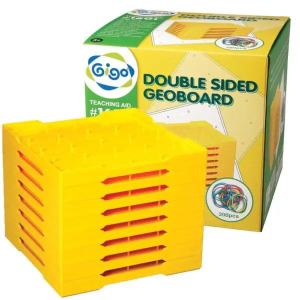 Geoboards Doublesided 5x5 18.5cm 8pcs