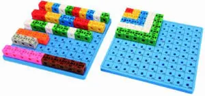 Activity Board Foam - 1-100 for Connect-A-Cube or Pegs