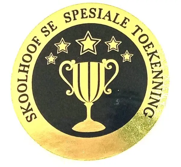 Skoolhoof Se Spesiale Toekenning Plakkers - 150pc Sticker Roll - 40MM - Image 2
