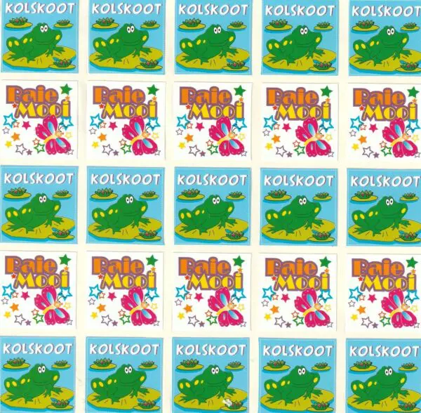 Baie Mooi & Kolskoot Plakkers - 75pcs Clearance Sale!!!
