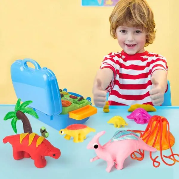 Modeling Dough Kit Super Soft - Dinosaur Case