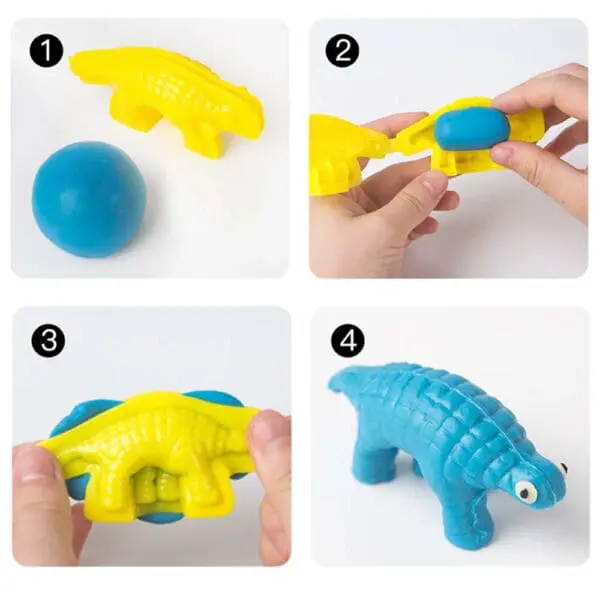 Modeling Dough Kit Super Soft - Dinosaur Case - Image 3