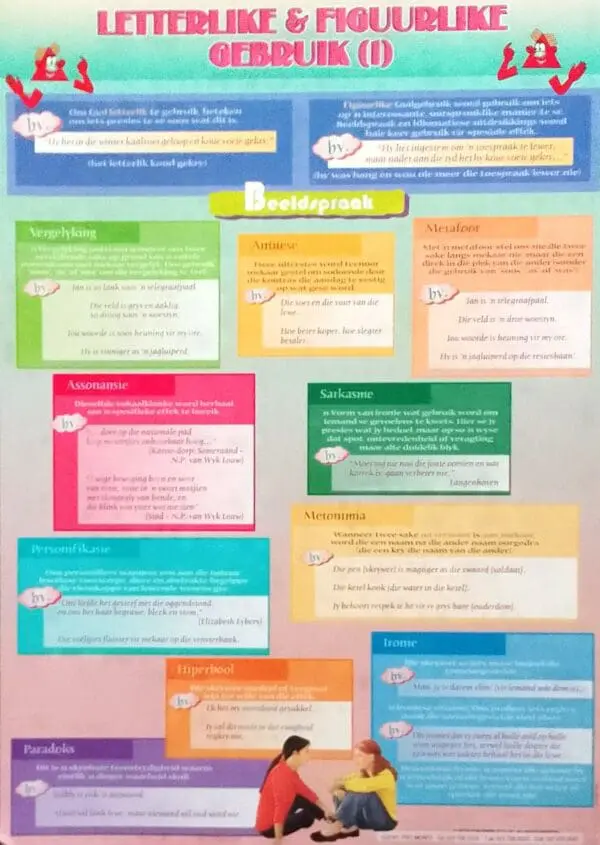 Letterlike & Figuurlike Taalgebruik (1)- Wall Chart - A1 Laminated