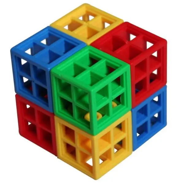Linking Cubes - 75pcs in Clear Gift Box