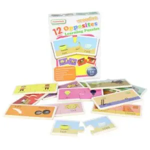 Wooden Puzzle - Opposites - 24pcs - Masterkidz