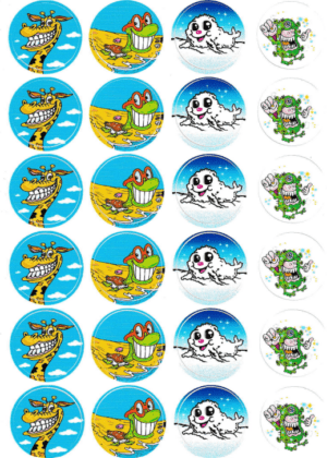 Mixed Merit Stickers - 72pcs