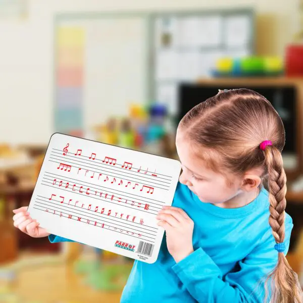 Music Lines - Writing Slate Plastic - 297x210mm