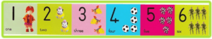 Number FRIEZE 1-30 (5 strips)