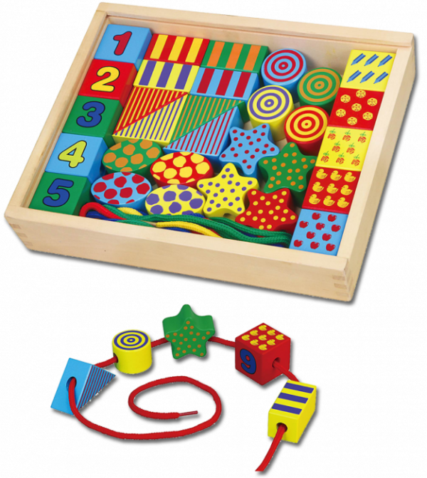 Lacing Blocks - 30 Pieces