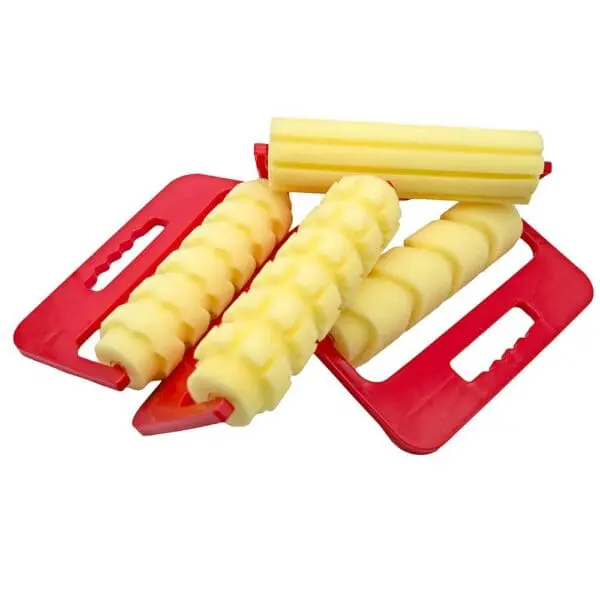 Giant Pattern Rollers - (D)5 x (L)17 cm - 4pcs