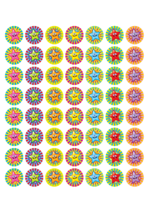 Mini Merit Smiley Stars - 280pcs