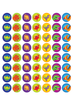 Mini Merit Dinosaurs Stickers - 280PCS