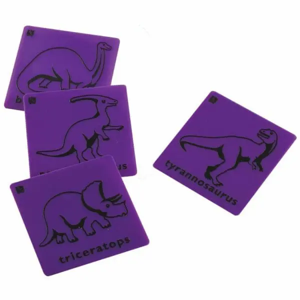 Rubs - Dinosaur - 4pc - EDX Education