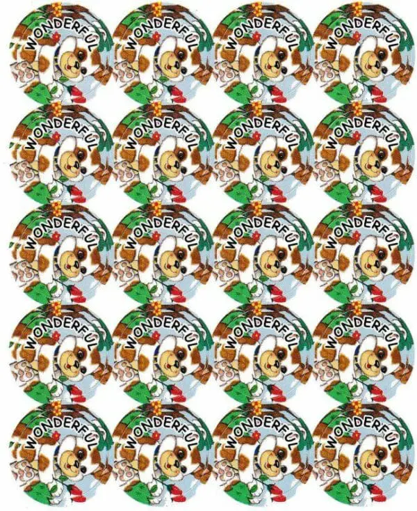 Wonderful Dog Themed Stickers - 60pcs