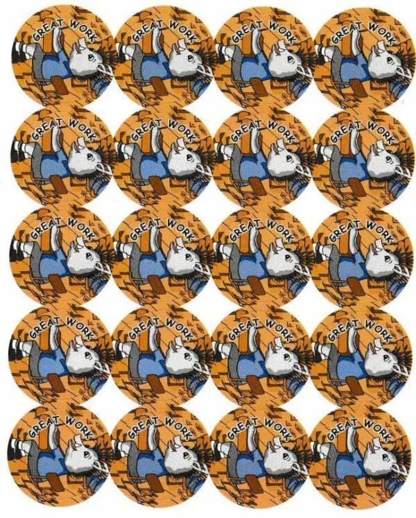 Great Work Warthog Stickers - 60pcs