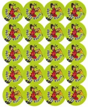 Super Effort Stickers - 60pcs