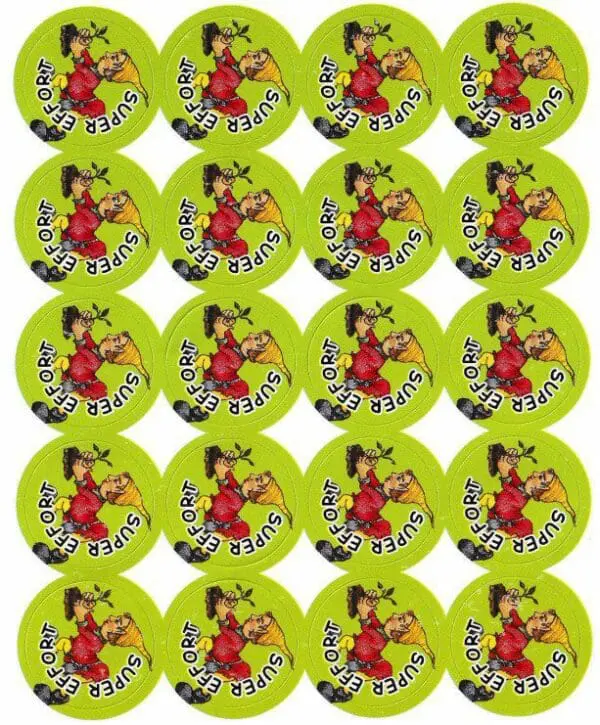 Super Effort Stickers - 60pcs