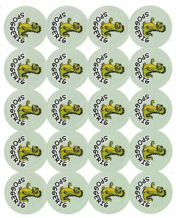 Draak Spoggerig Plakkers - 60pcs