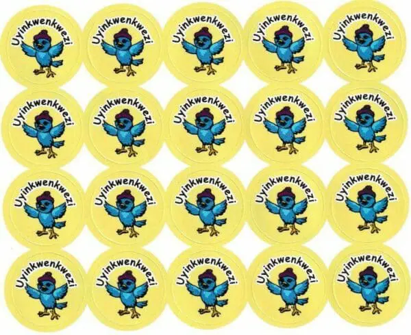 Uyinkwenkwezi Xhosa Stickers - 60pcs - 23mm