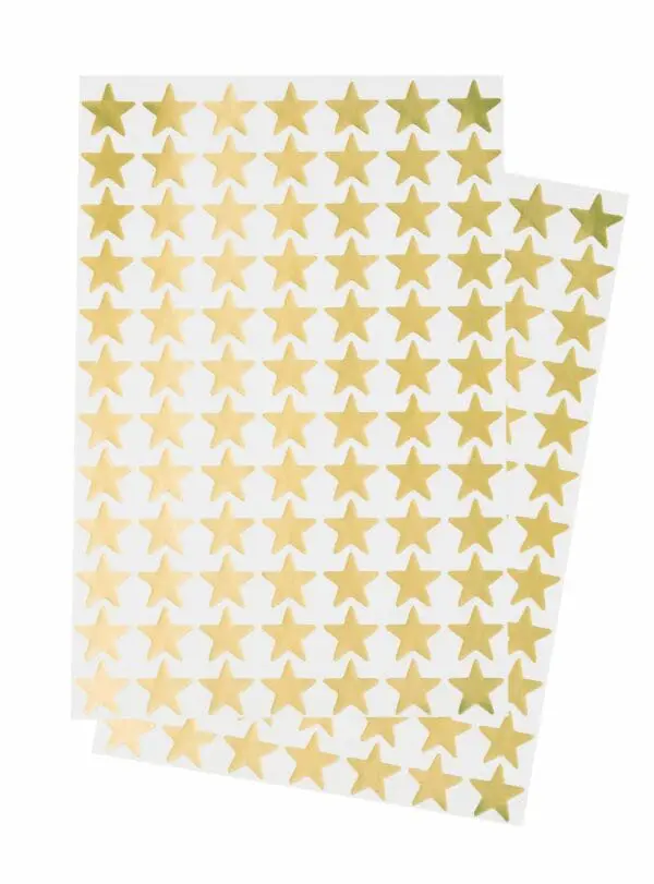 Star Stickers - Gold Stickers 168pc