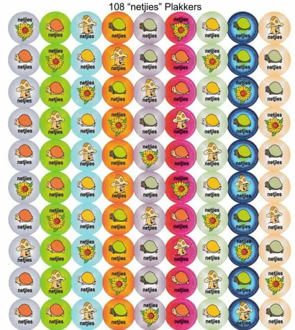Netjies Plakkers - 108pcs