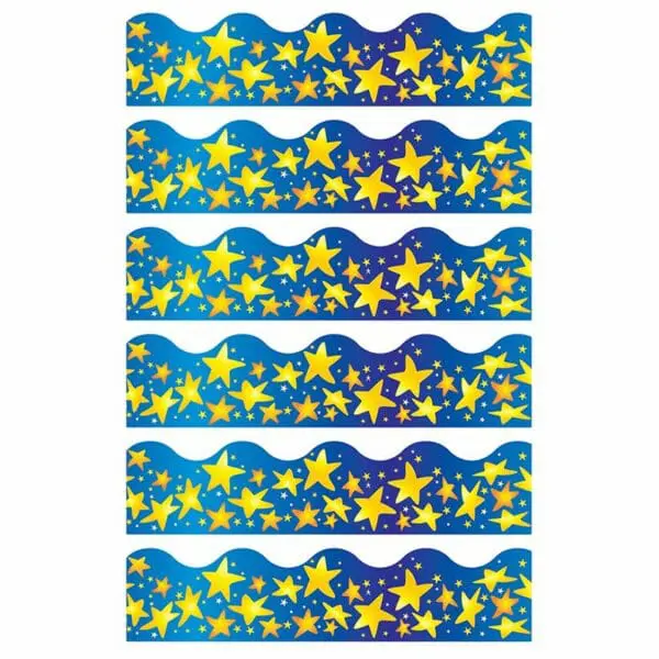 Star Bright Board Trimmers - 12 Strips (+- 5.72x 99cm)