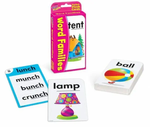 Flash Cards - Word Families Pocket