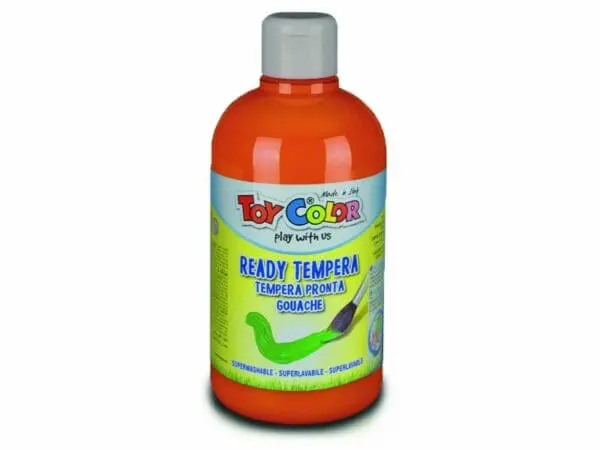 Paint - Tempera Superwashable Ready Mix Orange 500ml