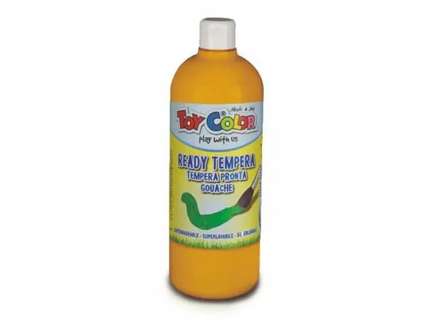 Paint - Tempera Superwashable Ready Mix Yellow 1000ml