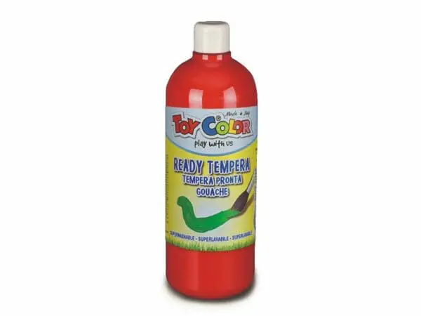 Paint - Tempera Superwashable Ready Mix Red 1000ml