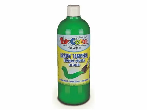 Paint - Tempera Superwashable Ready Mix Green 1000ml