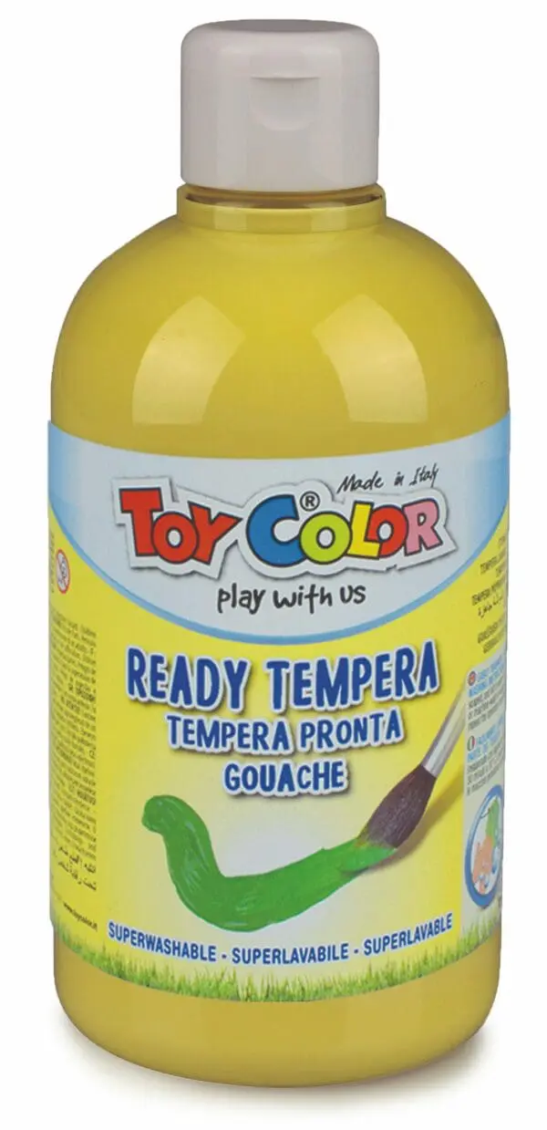 Paint Tempera Pastel Shades - Ready-Mix - Yellow - 500ml