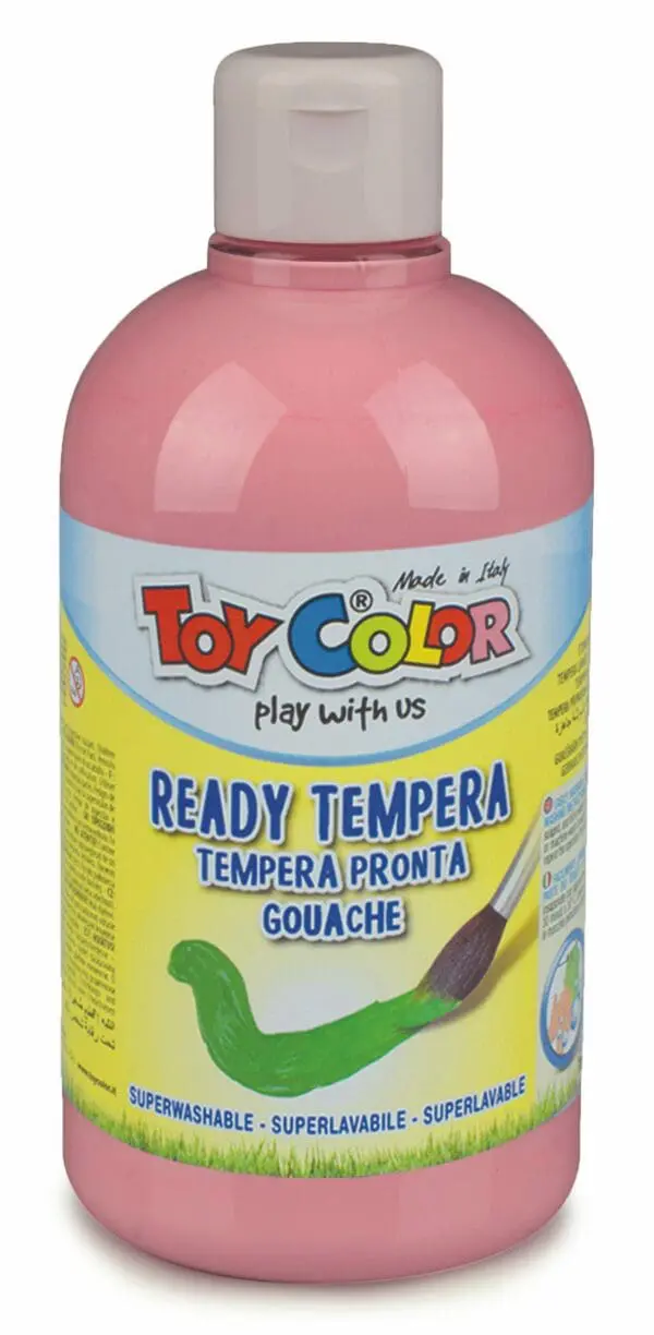 Paint Tempera Pastel Shades - Ready-Mix - Pink - 500ml