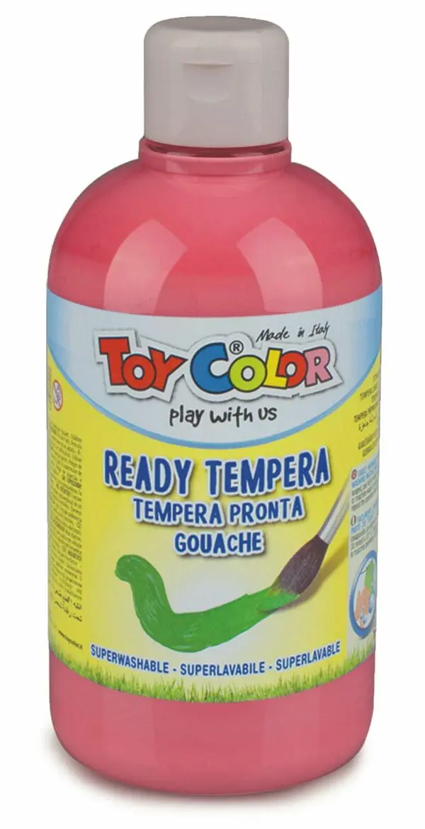 Paint Tempera - Pastel Shades Ready-Mix - Red - 500ml