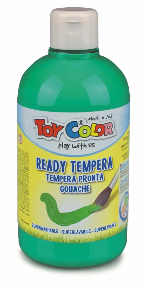 Paint Tempera Pastel Shades - Ready-Mix - Green - 500ml