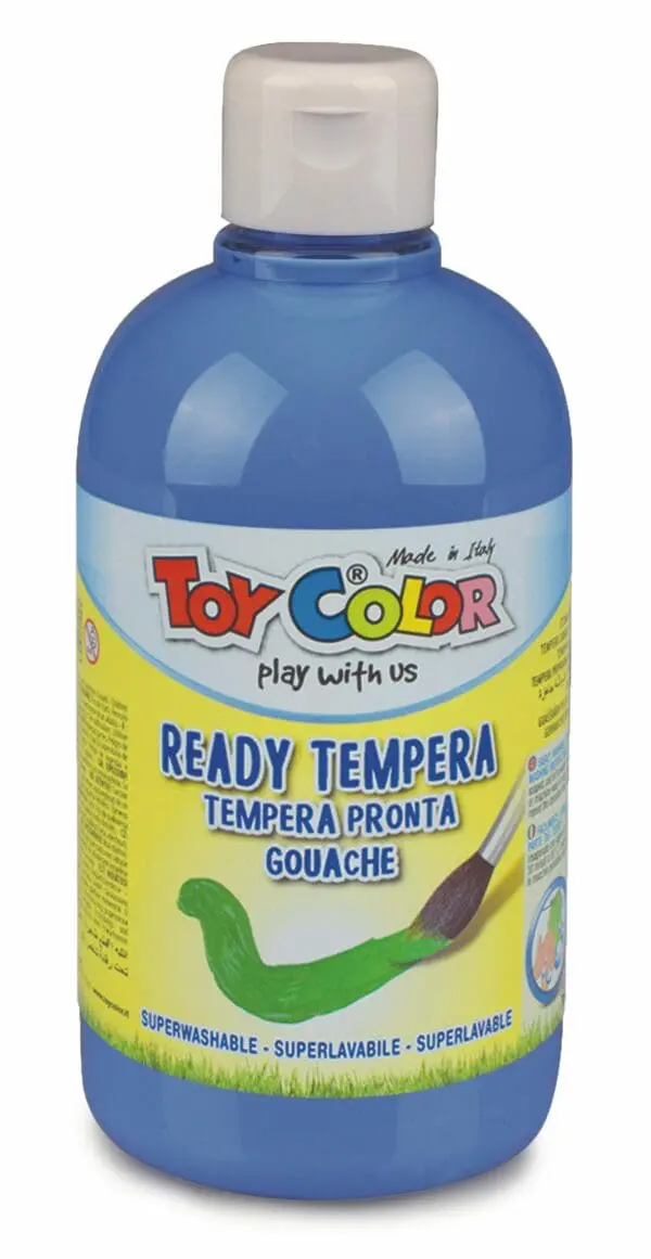 Paint Tempera Pastel Shades - Ready-Mix - Blue - 500ml
