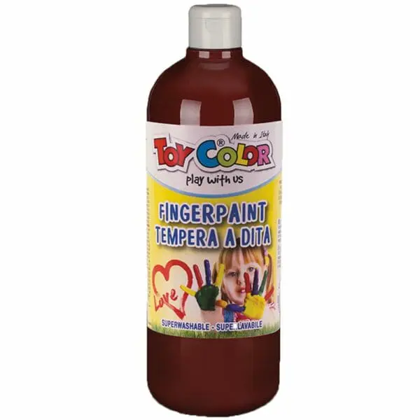 Paint - Brown - Ready Mix Finger Paint - Superwashable - 1000ml