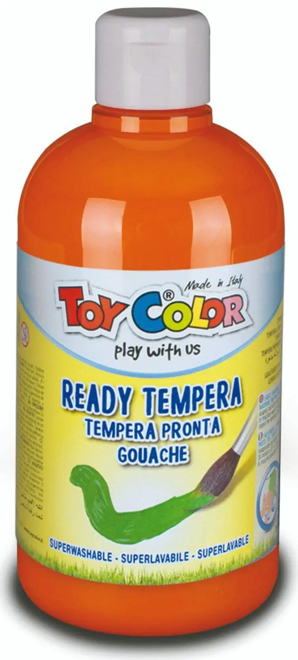 Paint - Tempera Superwashable Ready Mix Orange 250ml