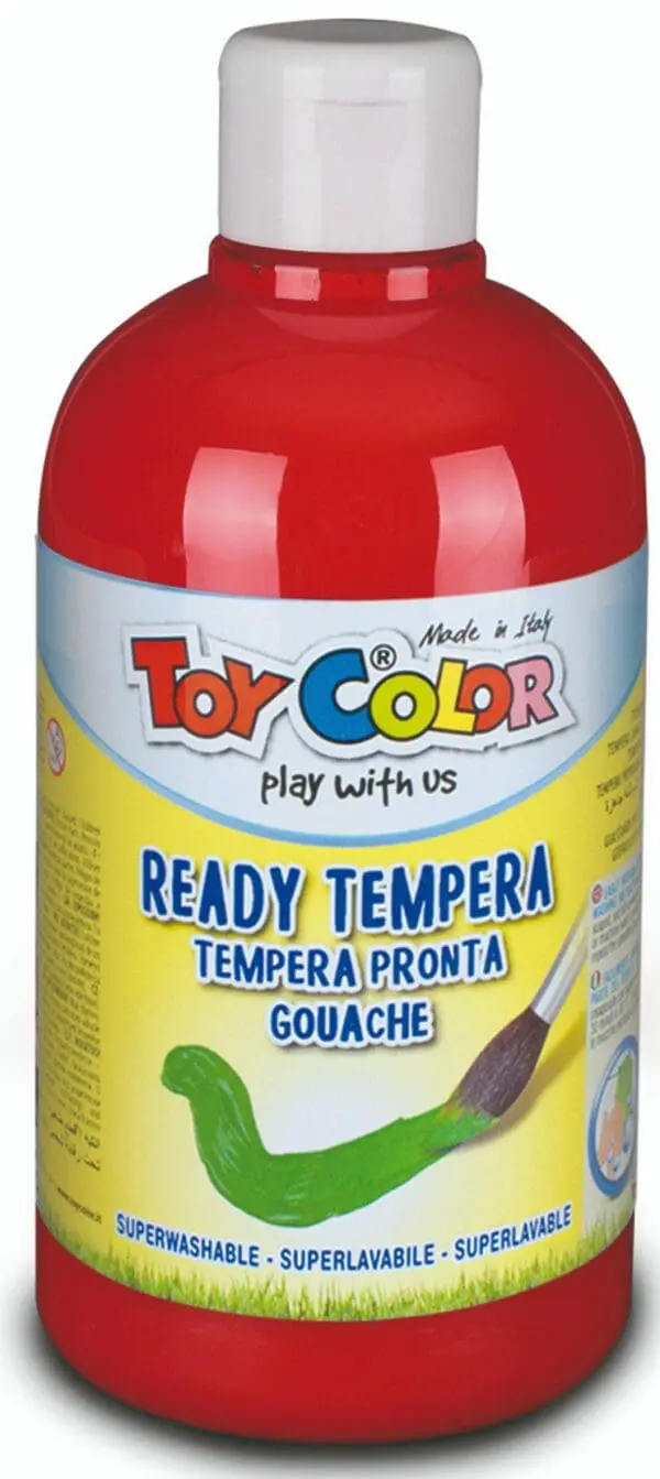 Paint - Tempera Superwashable Ready Mix Red 250ml