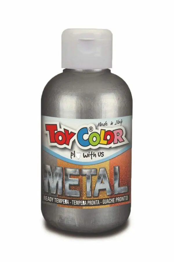 Paint - Metallic Paint Tempera Superwashable Silver 250ml