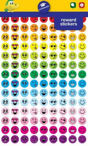 Mini Smiley Face Stickers - 378pcs